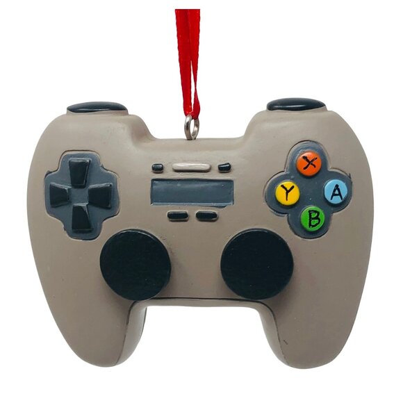 Hallmark Christmas Tree Ornament Video Game Controller Gray - Picture 1 of 2